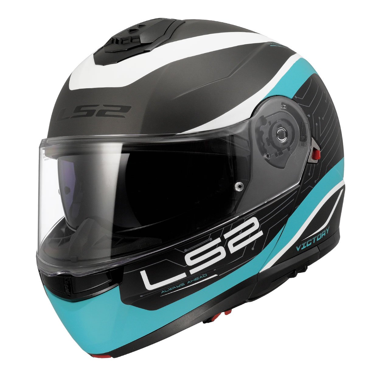 LS2 STROBE 2 /  Vıctory Metal Mavi Çene Açılır Motosiklet Kaskı