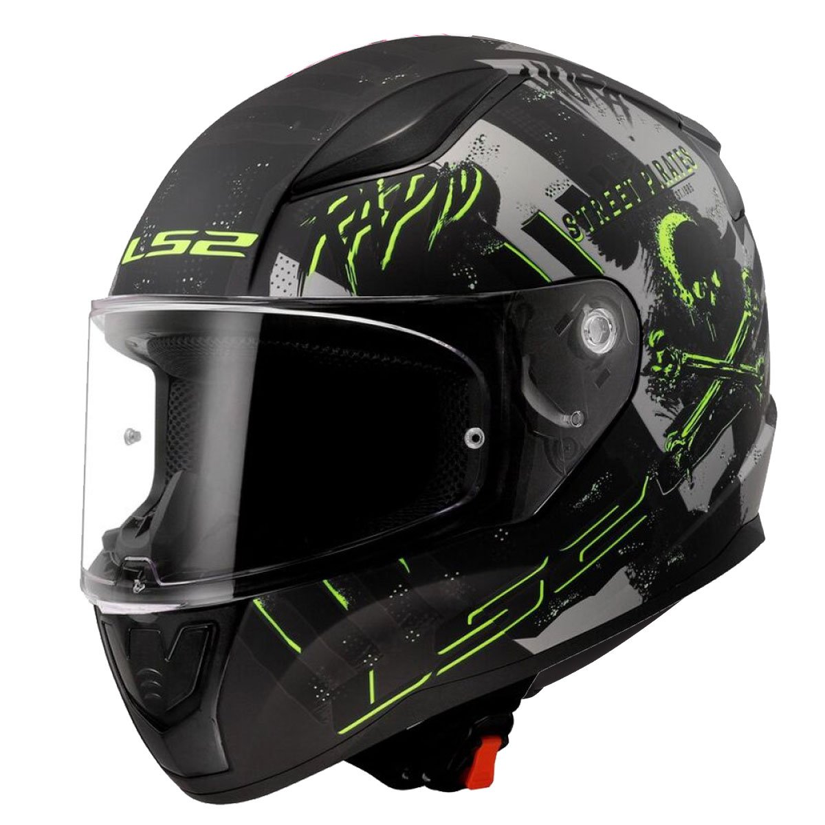 LS2 RAPID 2 / Pirates Titanium Motosiklet Kaskı – Full Face, Güvenli & Konforlu Tasarım
