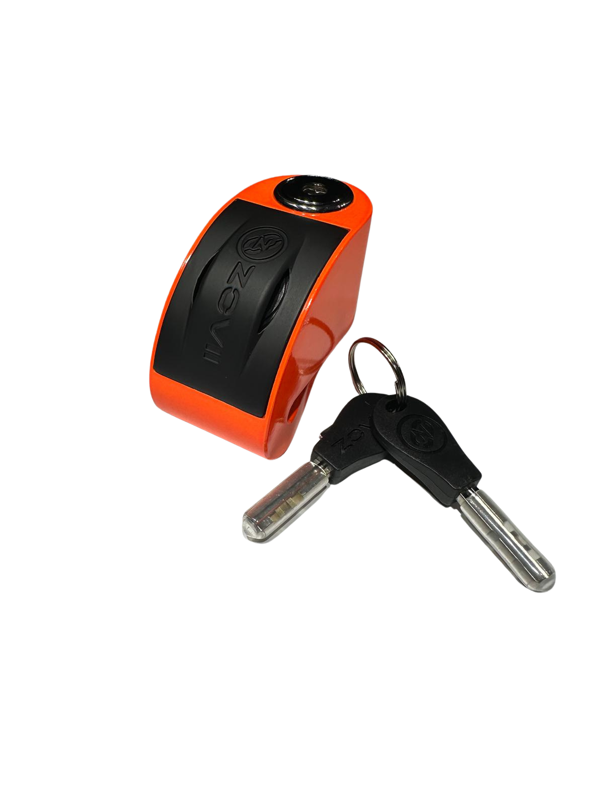 ZT6 | Turuncu 120 dB Alarmlı Motosiklet Disk Kilidi – IP67, Su Geçirmez, Çelik Güvenlik Kilidi - Görsel 3