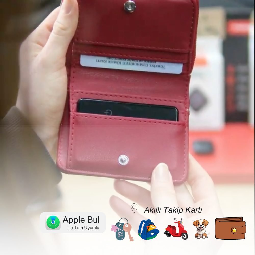 KNMASTER KNTAG 1C – Ultra İnce Akıllı Takip Kartı (Cüzdan Bulucu) - Görsel 9