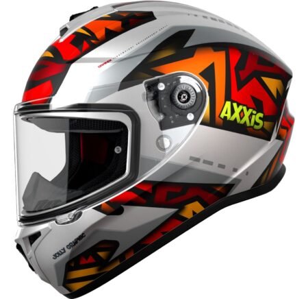 Draken S Jolly C12/ Mat Gri Full Face Motosiklet Kaskı - İntercom Uyumlu, DOT VE ECE 22.06