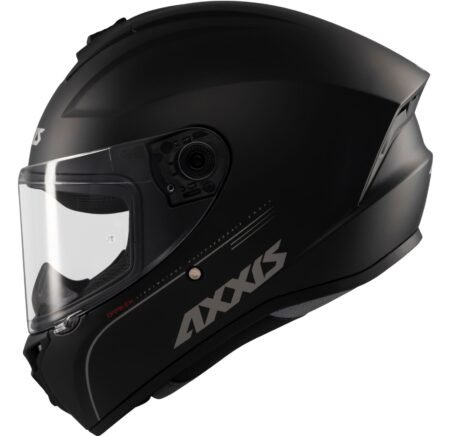 Draken S SOLID / Mat Siyah Full Face Motosiklet Kaskı Siyah Vizör Hediyeli