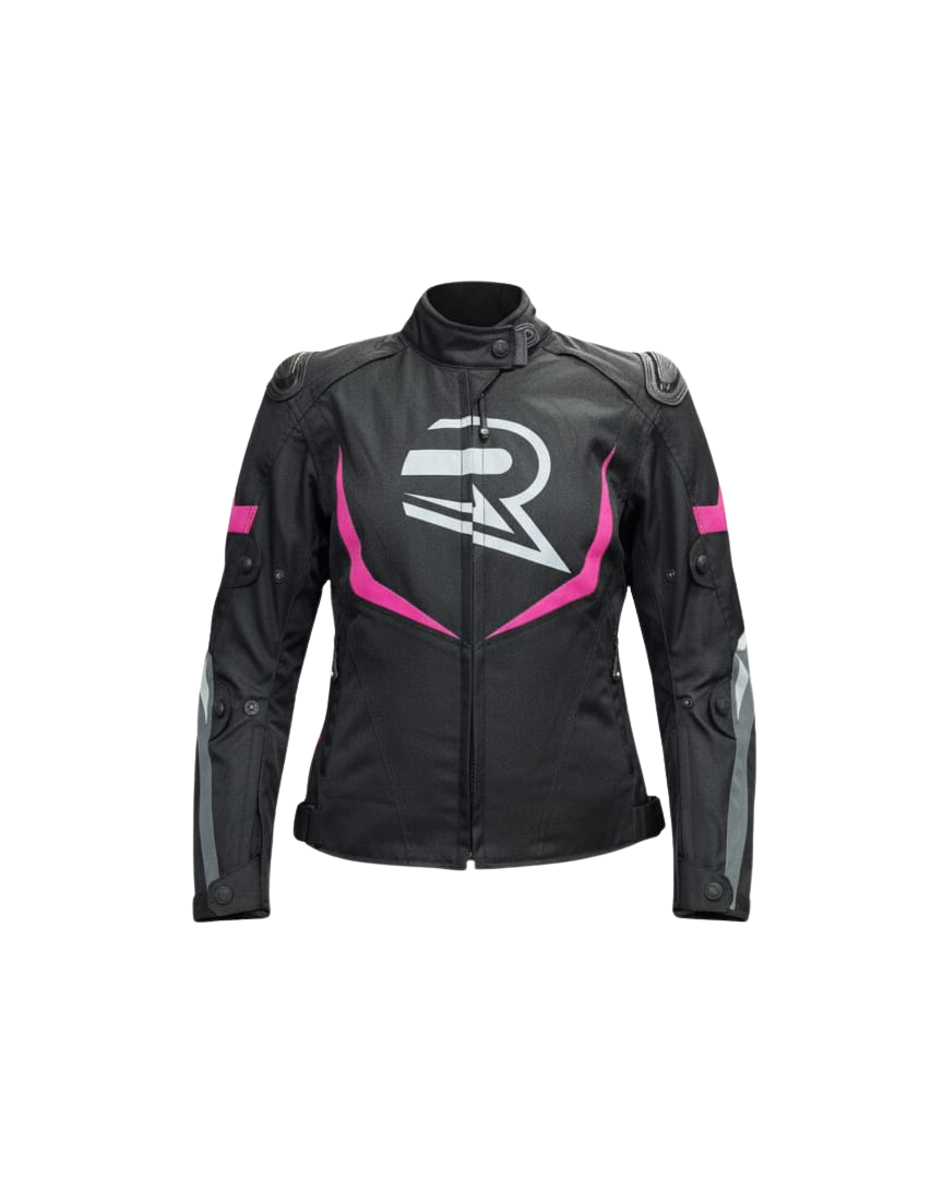 REVO SPARROW Pembe 3 Katmanlı 4 Mevsim Kadın Motosiklet Montu