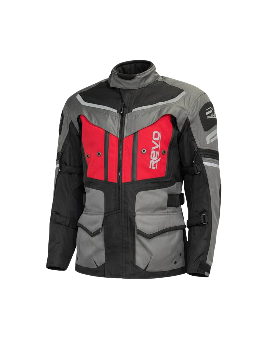 REVO STORK Kırmızı 4 Mevsim Unisex Motosiklet Montu