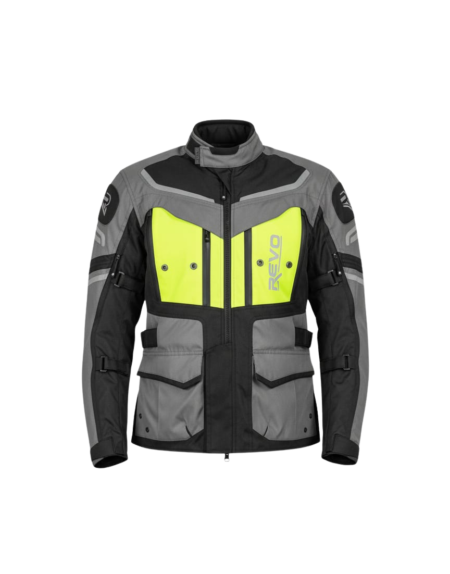 REVO STORK Neon Sarı 4 Mevsim Unisex Motosiklet Montu