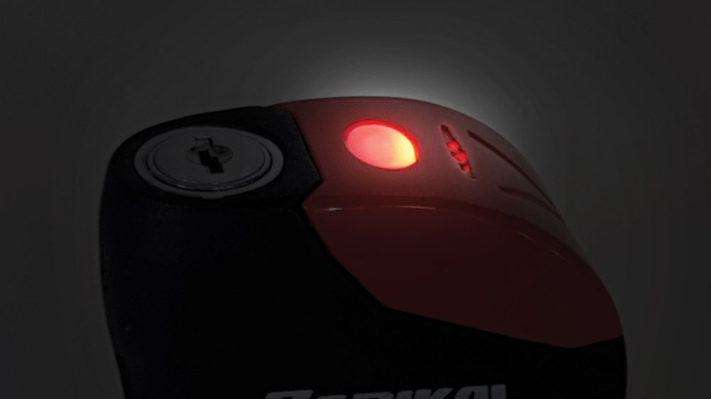 RADIKAL / RK9 Motosiklet Disk Kilit Alarmı 120db Güçlendirilmiş Su Geçirmez Kilit - Görsel 4