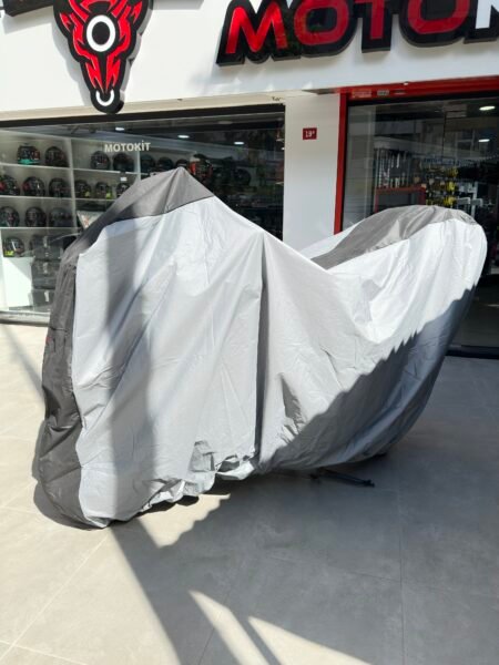 Su Geçirmez Universal Motosiklet Brandası Gri
